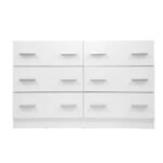 Artiss 6 Chest of Drawers - VEDA White - Image 5