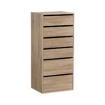 Artiss 6 Chest of Drawers Dresser Tallboy Pine