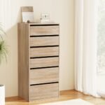 Artiss 6 Chest of Drawers Dresser Tallboy Pine - Image 8