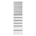 Artiss 6 Chest of Drawers Tallboy Cabinet White - Image 4