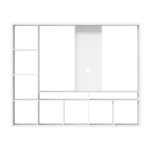 Artiss Entertainment Center Unit TV Stand TV Cabinet Open Shelves 183CM White - Image 3