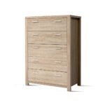 Artiss 5 Chest of Drawers - MAXI Pine - Image 3