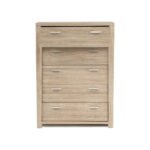 Artiss 5 Chest of Drawers - MAXI Pine - Image 5