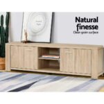 Artiss TV Cabinet Entertainment Unit 160cm Pine Maxi - Image 6