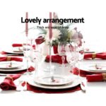 Artiss Dining Table Rectangular 4 Seater 120CM White Natu - Image 4