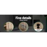 Artiss TV Cabinet Entertainment Unit 140cm Oak Ken - Image 7