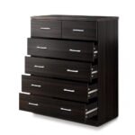 Artiss 6 Chest of Drawers - ANDES Walnut - Image 3
