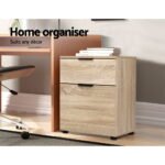 Artiss Filing Cabinet 2 Drawer Office Storage Organiser - Image 8