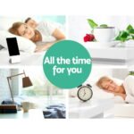 Artiss Bedside Table LED 3 Drawers - COLEY White - Image 6