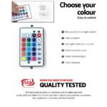 Artiss Entertainment Unit TV Cabinet LED 160cm Black Bobi - Image 7