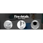 Artiss Entertainment Unit TV Cabinet LED 160cm White Bobi - Image 8