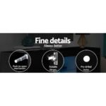 Artiss Entertainment Unit TV Cabinet LED 180cm Black Bobi - Image 8