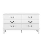 Artiss 6 Chest of Drawers - KUBI White - Image 3
