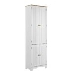 Artiss Buffet Sideboard 4 Doors - BERNE White