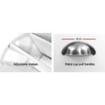 Artiss Shoe Rack Cabinet Bench 8 Pairs White - Image 6