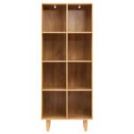 Artiss Bookshelf Bookcase 4 Tiers LEOR Pine - Image 5