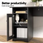 Artiss Computer Desk Home Office Study Desks L-shaped Corner Table with Storage - Image 5