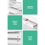 Artiss Shoe Rack Cabinet 36 Pairs Adjustable Shelves White Sara - Image 8