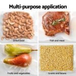 Devanti Food Vacuum Sealer Machine Auto Seal Cutter 5 Modes Storage Bags 4 Rolls - Image 5