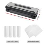 Devanti Food Vacuum Sealer Machine Sealing Cutter 4 Modes Storage Bags 4 Rolls - Image 2