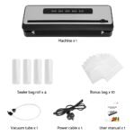 Devanti Food Vacuum Sealer Machine Sealing Cutter 4 Modes Storage Bags 4 Rolls - Image 3
