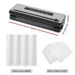 Devanti Food Vacuum Sealer Machine Sealing Cutter 4 Modes Storage Bags 4 Rolls - Image 2