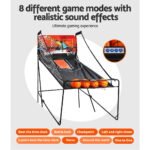 Basketball Arcade Game Electronic Scorer 8 Games Double Shoot Black - Image 6