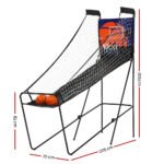 Basketball Arcade Game Electronic Scorer 8 Games Double Shoot Grey - Image 2