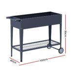 Green Fingers Raised Garden Bed x2 Elevated 100X40X80cm Planter Box Raised Container Herb - Image 2