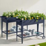 Green Fingers Raised Garden Bed x2 Elevated 100X40X80cm Planter Box Raised Container Herb - Image 7