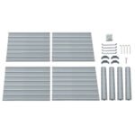 Green Fingers 2x Garden Bed 100x100x77cm Planter Box Raised Container Galvanised - Image 7