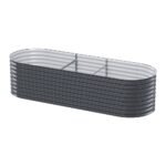 Green Fingers Garden Bed 240X80X56cm Oval Planter Box - Image 7