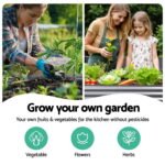 x2 Green Fingers Raised Garden Bed Kit Planter Oval Galvanised Steel 240cmX80cmX56cm - Image 5