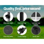 Instahut Gazebo Pop Up Marquee 3x3m Folding Tent Wedding Gazebos 500D Black - Image 6