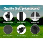 Instahut Gazebo Pop Up Marquee 3x4.5 Folding Tent Wedding Gazebos 500D Black - Image 6