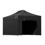 Instahut Gazebo Pop Up Marquee 3x4.5 Folding Tent Wedding Gazebos 500D Black - Image 8