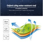 Instahut Gazebo 3x4.5 Pop Up Marquee Folding Tent Wedding Gazebos Camping Outdoor Shade Canopy Navy - Image 7