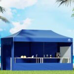 Instahut Gazebo 3x6 Pop Up Marquee Folding Tent Wedding Gazebos Camping Outdoor Shade Canopy Blue - Image 8