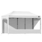 Instahut Gazebo Pop Up Marquee 3x6 Folding Tent Gazebos 500D Oxford Fabric White - Image 8