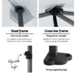 Instahut Gazebo Pop Up Marquee 3x6 Folding Tent Gazebos 500D Oxford Fabric White - Image 4