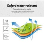 Instahut Gazebo Pop Up Marquee 3x6 Folding Tent Gazebos 500D Oxford Fabric White - Image 5