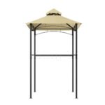 Instahut Gazebo Outdoor Patio Marquee BBQ Grill Shelter Garden Shade Hooks Beige - Image 3