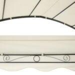 Instahut Gazebo Marquee 4x3m Outdoor Event Wedding Tent Camping Party Shade Iron Art Canopy Beige - Image 3