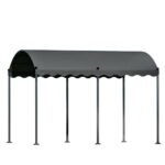 Instahut Gazebo Marquee 4x3m Outdoor Event Wedding Tent Camping Party Shade Iron Art Canopy Grey - Image 7