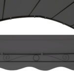 Instahut Gazebo Marquee 4x3m Outdoor Event Wedding Tent Camping Party Shade Iron Art Canopy Grey - Image 3