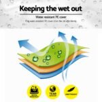 Instahut Gazebo 3x3m Marquee Outdoor Wedding Party Event Tent Home Iron Art Shade White - Image 6