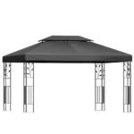 Instahut Gazebo 4x3m Marquee Outdoor Wedding Party Event Tent Home Iron Art Shade Grey - Image 7