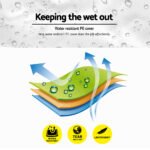 Instahut Gazebo 4x3m Marquee Outdoor Wedding Party Event Tent Home Iron Art Shade White - Image 6