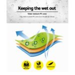 Instahut Gazebo Pop Up Marquee 3x6m Wedding Party Outdoor Camping Tent Canopy Shade Mesh Wall White - Image 5