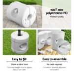 Instahut Gazebo Pop Up 3x4.5m w/Base Podx4 Marquee Folding Outdoor Wedding Camping Tent Shade Canopy Navy - Image 6